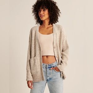 Abercrombie Chenille Oversized Cardigan